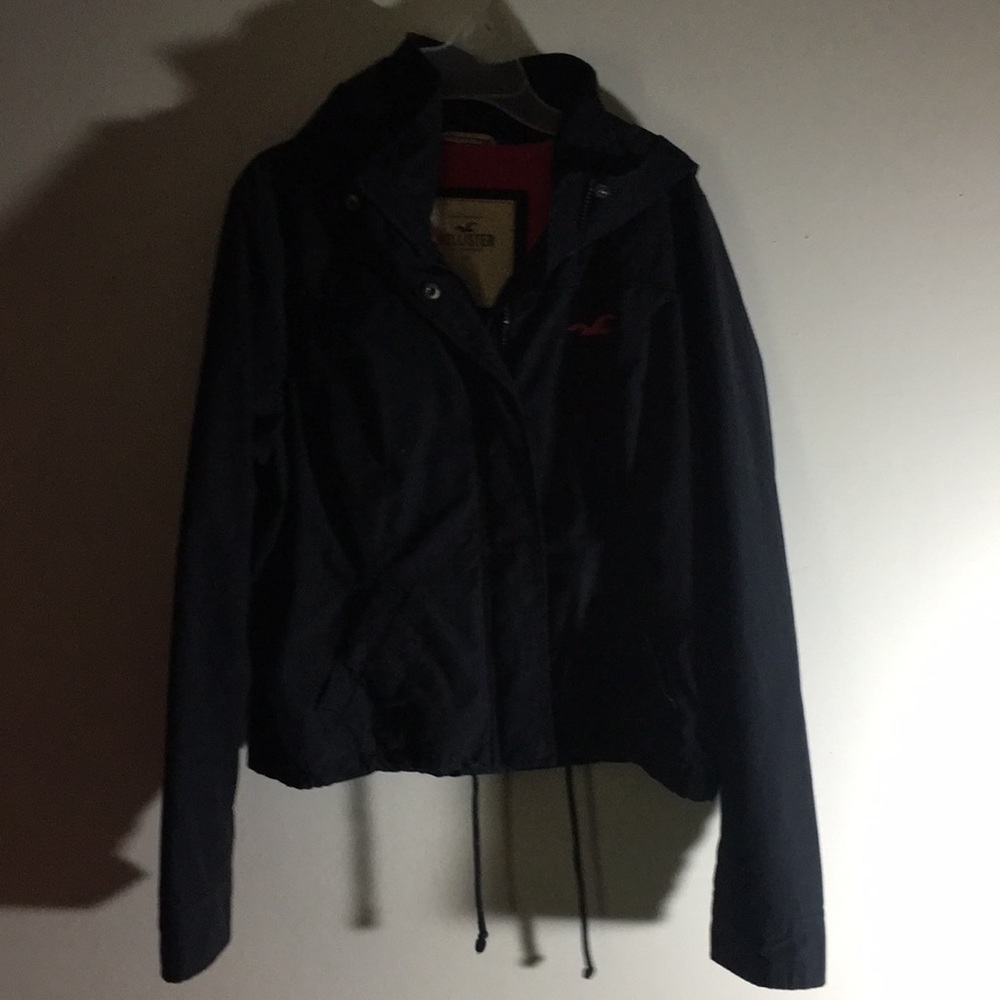 Hollister navy jacket